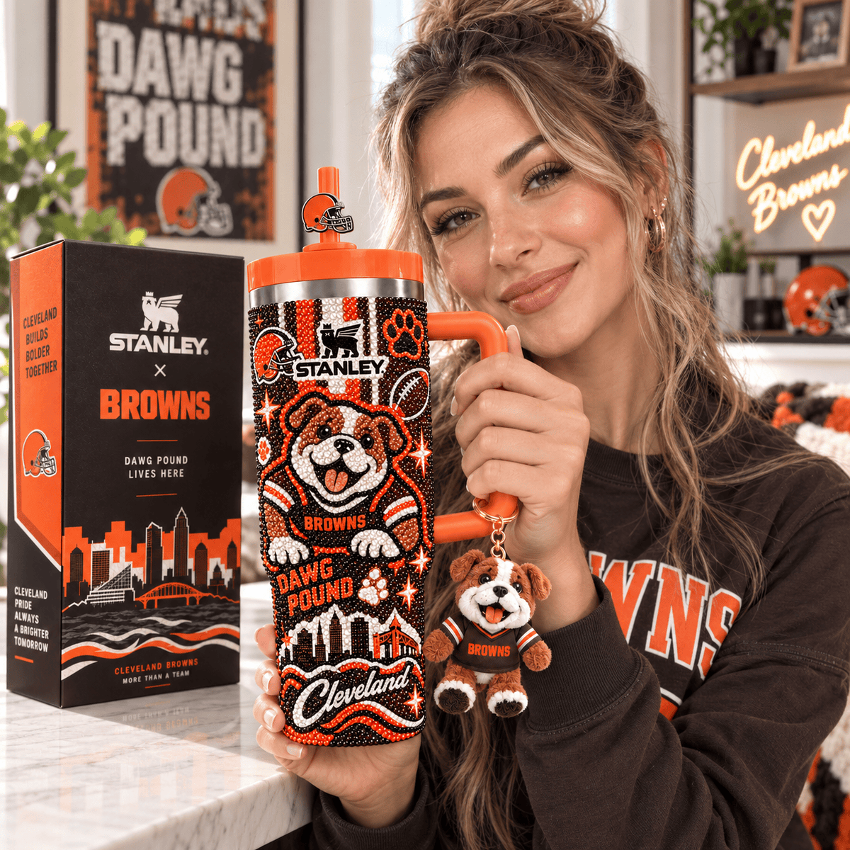 CLVB 40oz Tumbler With Handle TTNL