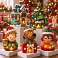 SCBD CHRISTMAS CERAMIC CANDLE HOLDER HQH