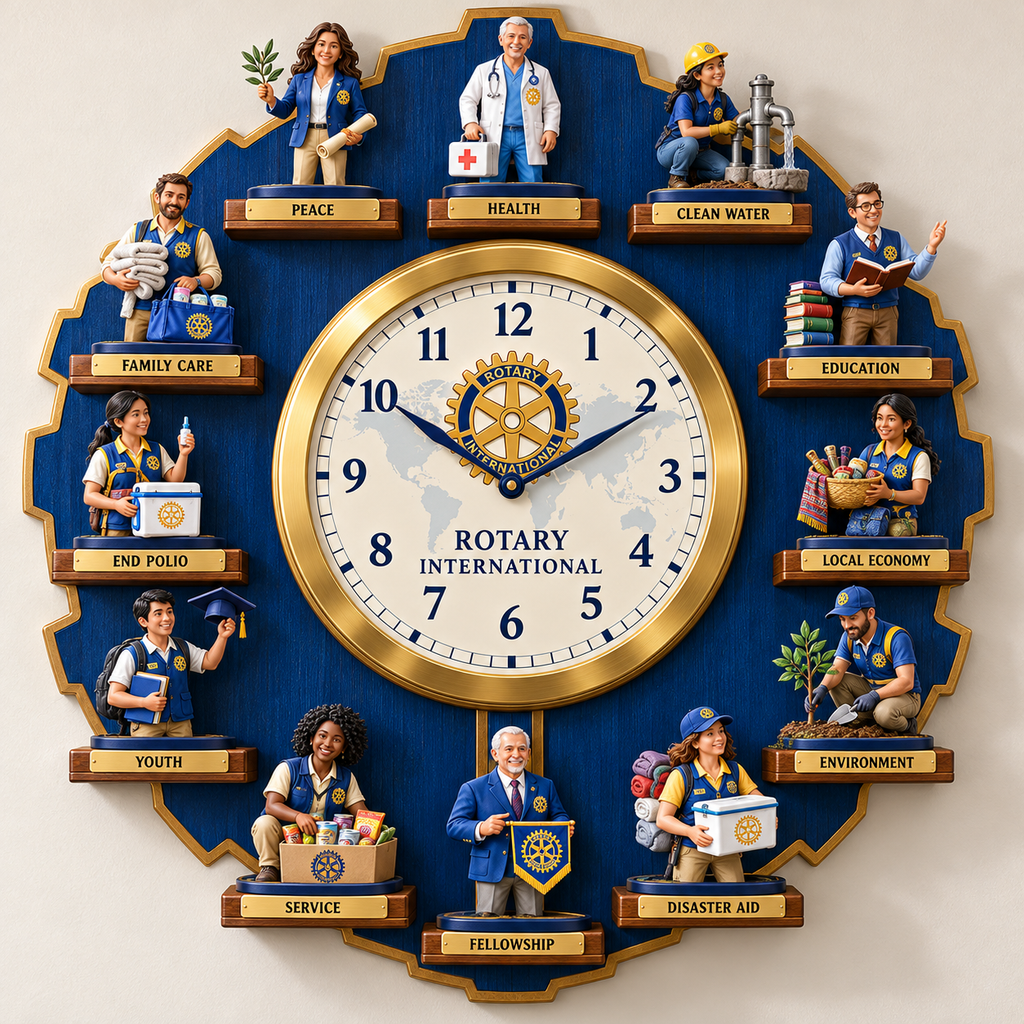 ROTI Premium Mascot Sculpture Clock Collection PTKL