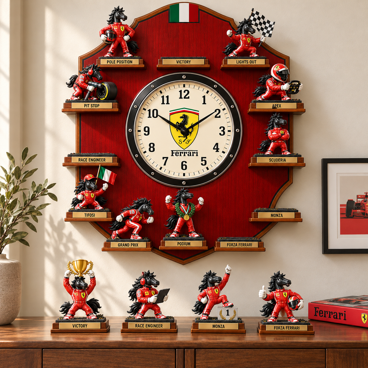FRR Premium Mascot Sculpture Clock Collection PTKL