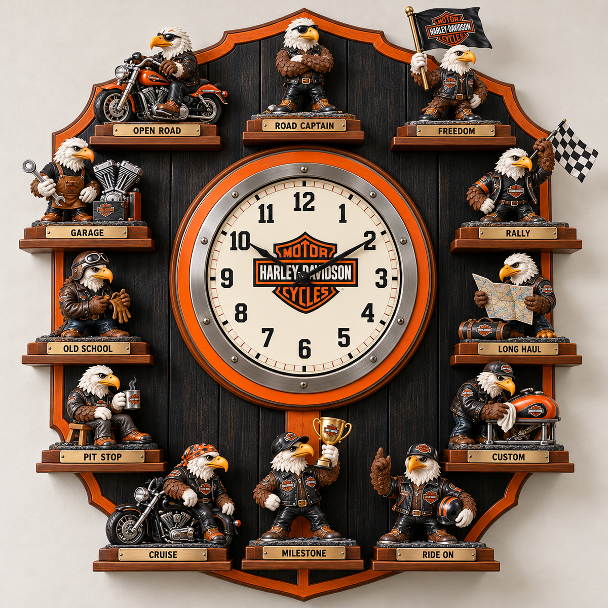 HLDV Premium Mascot Sculpture Clock Collection PTKL