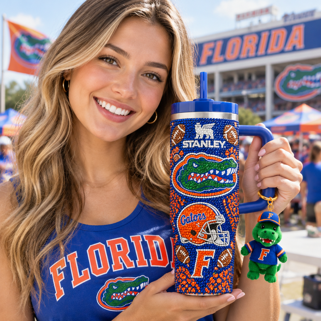 Florida Gators 40oz Tumbler With Handle TTNL