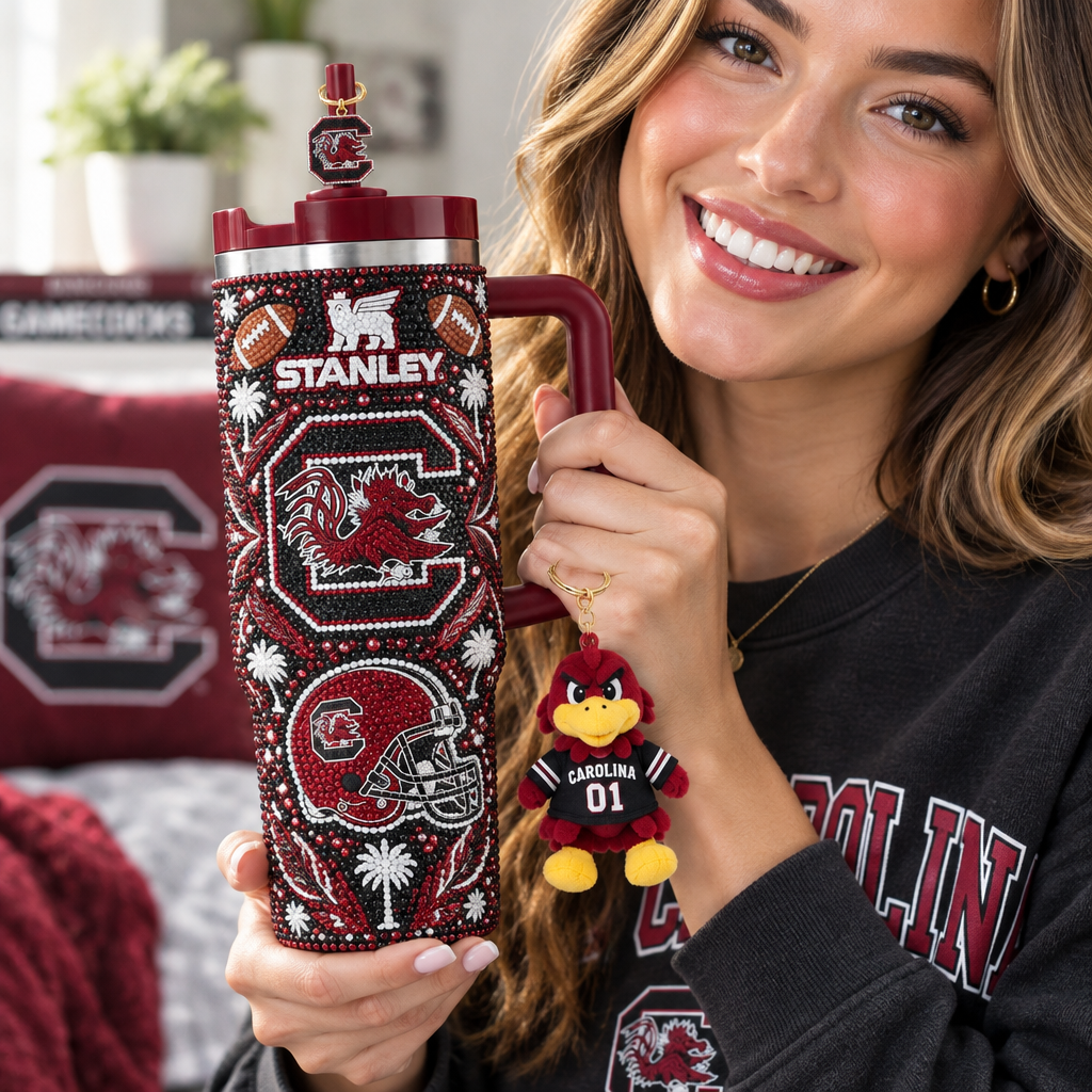 South Carolina Gamecocks 40oz Tumbler With Handle TTNL