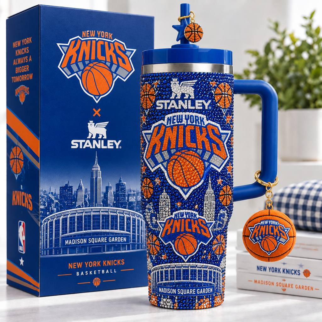 New York Knicks 40oz Tumbler With Handle TTNL