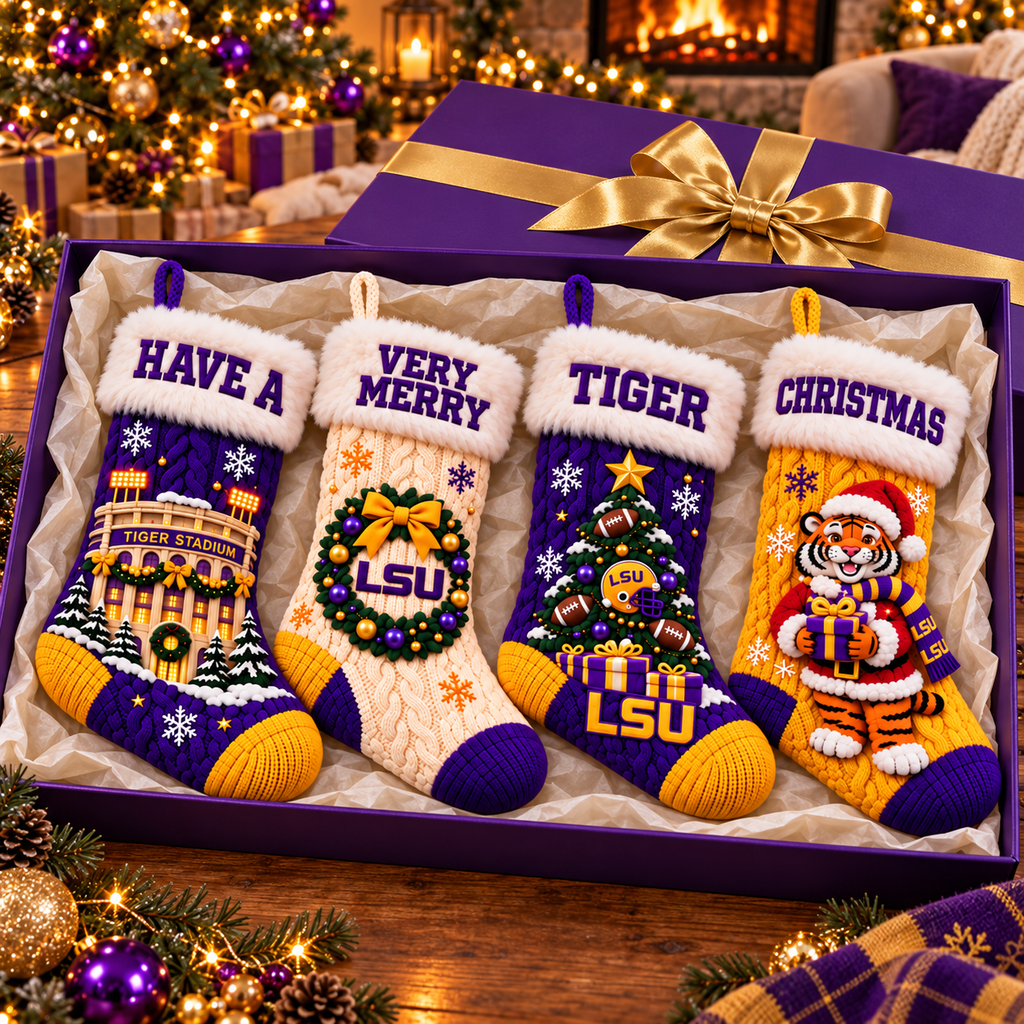 LSU Special Christmas Stockings TTTT