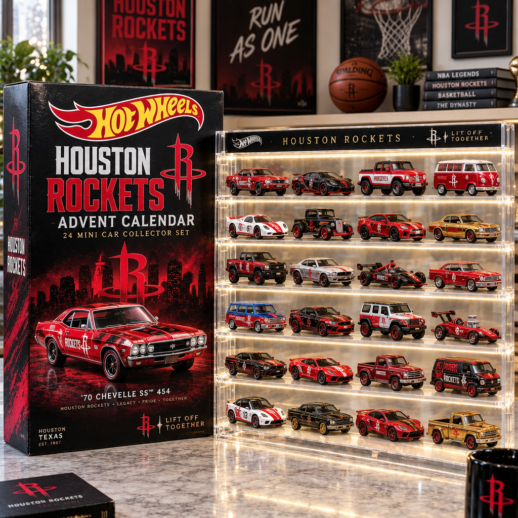 Houston Rockets Premium Mini Car Advent Calendar
