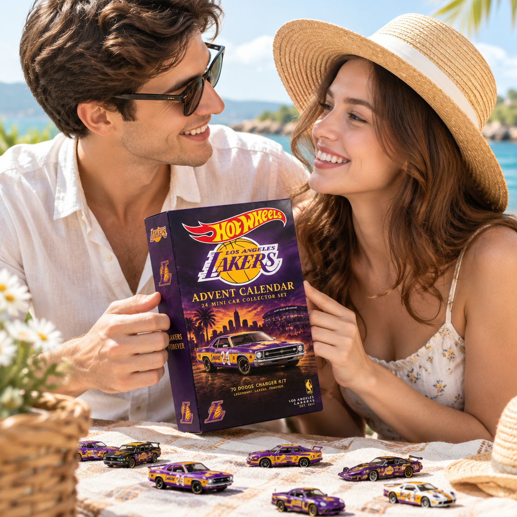 Los Angeles Lakers Premium Mini Car Advent Calendar