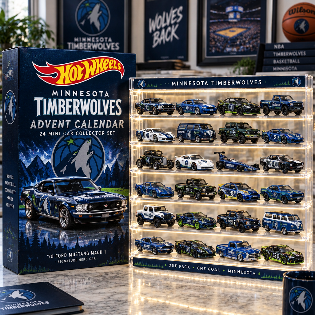 Minnesota Timberwolves Premium Mini Car Advent Calendar