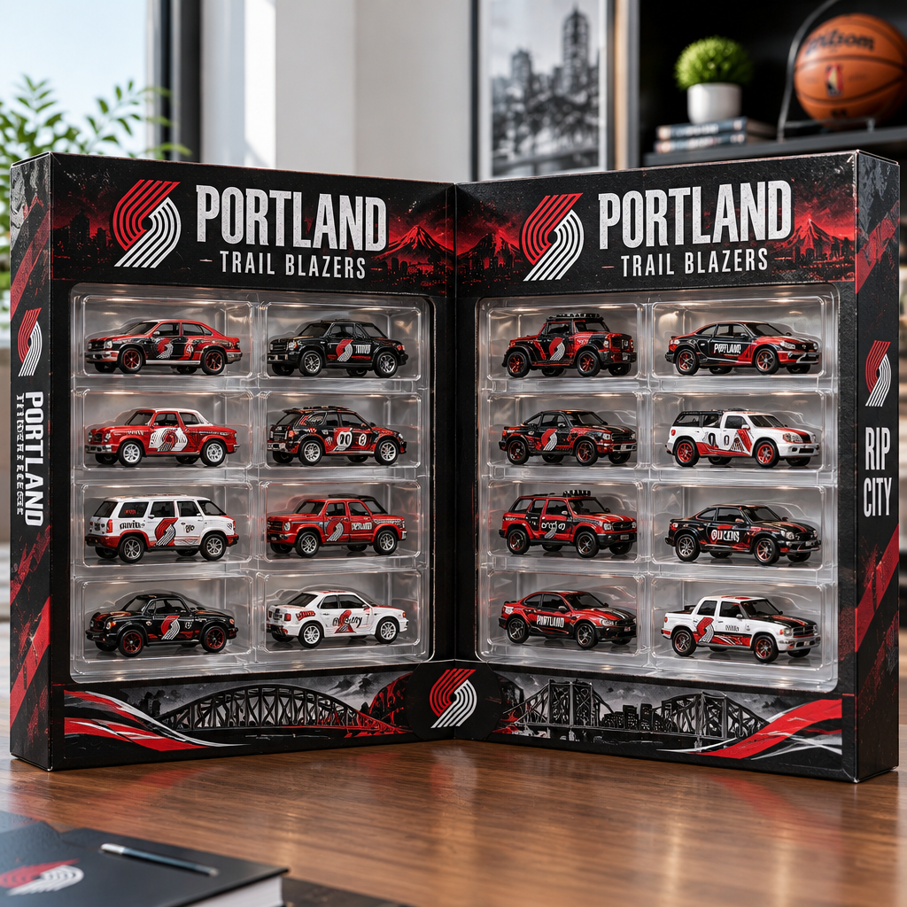 Portland Trail Blazers Premium Mini Car Advent Calendar