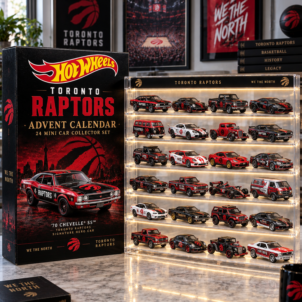 Toronto Raptors Premium Mini Car Advent Calendar