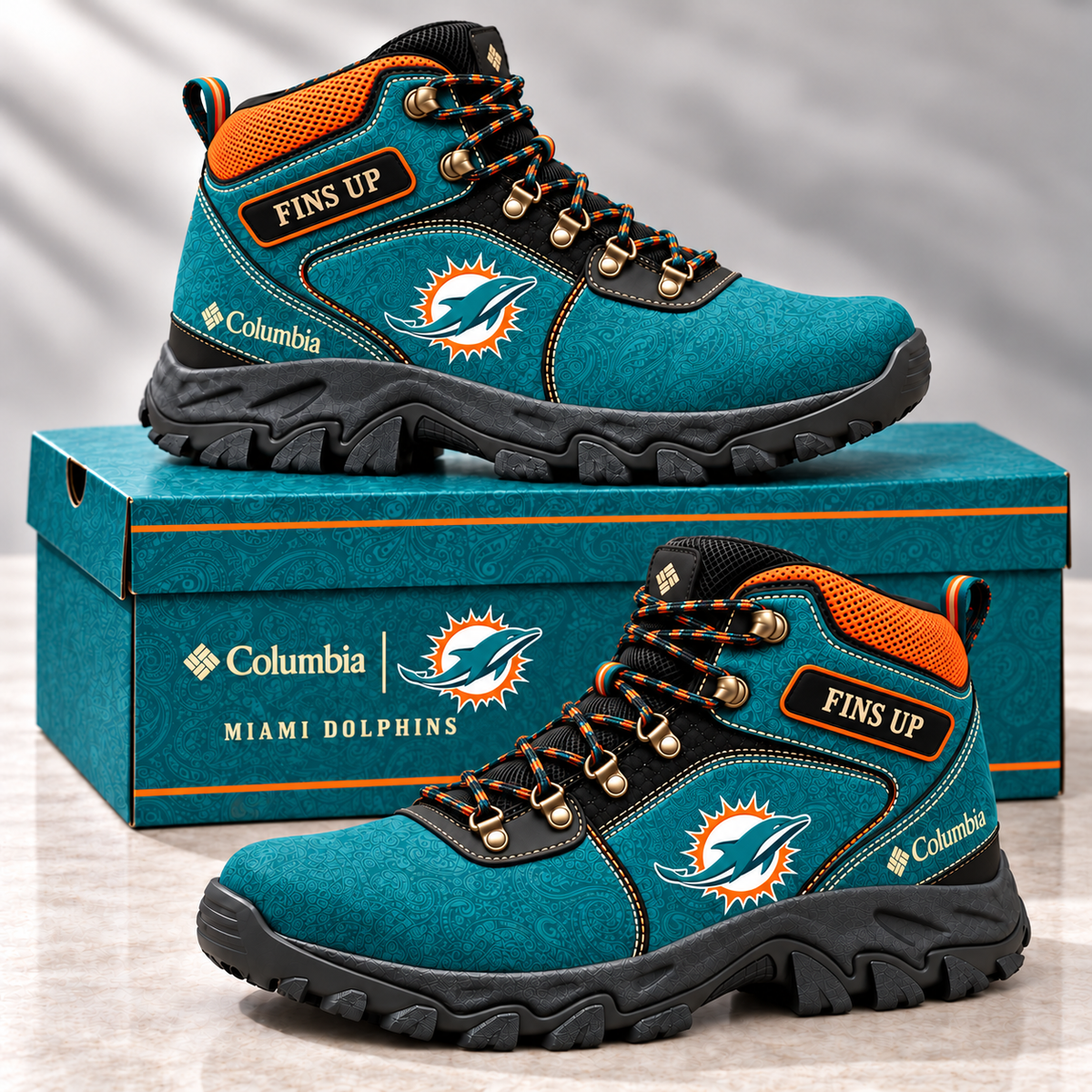 MDP High-Top Lace-Up Boots PNPA