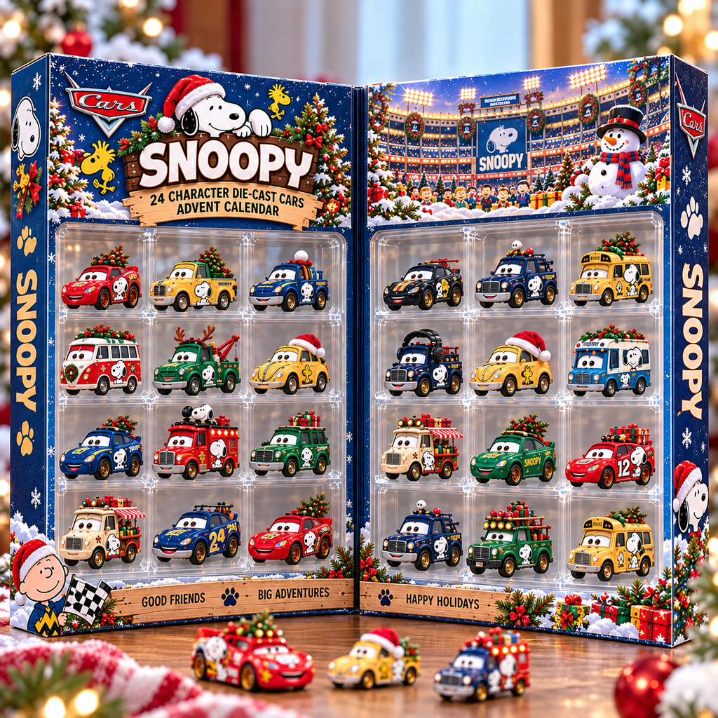 SPNY Premium Character Die-Cast Cars Christmas Advent Calendar NTNA