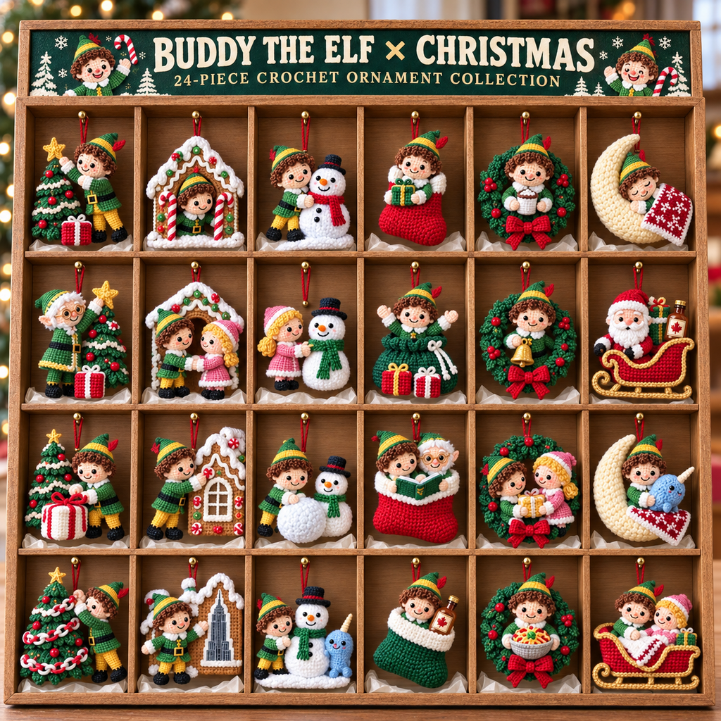 ELF CHRISTMAS MISCHIEF CROCHET COLLECTION HQH