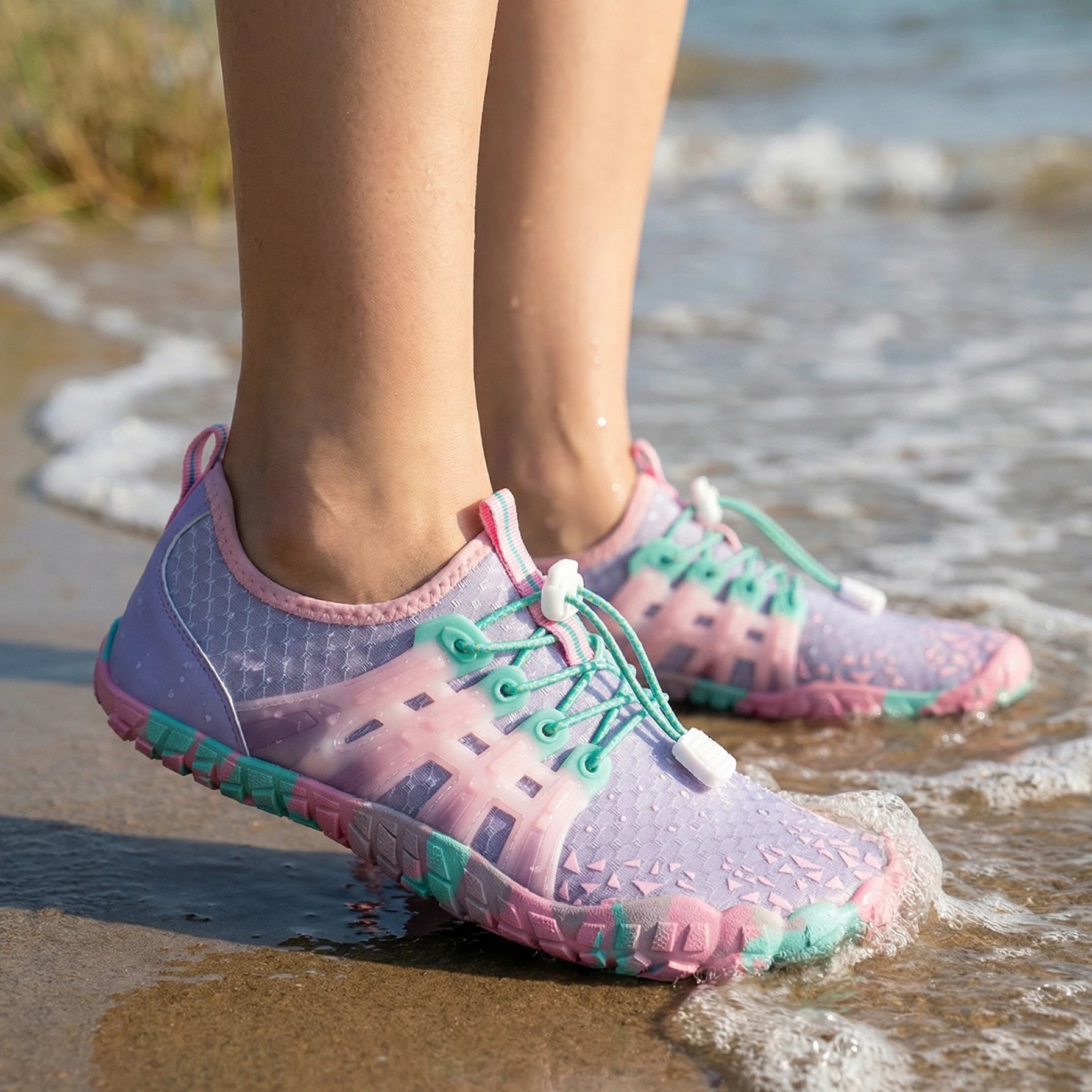 Unisex Water Shoes Quick Dry Breathable Gym Training Footwear Barefoot Beach Shoes Upstream Sneakers For Swimming Fitness