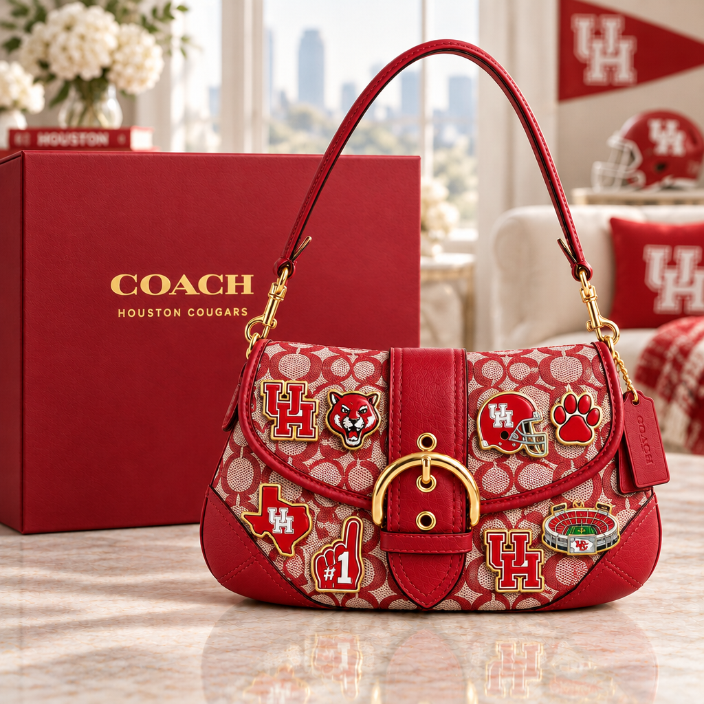 Houston Cougars Soho Bag With Charm
