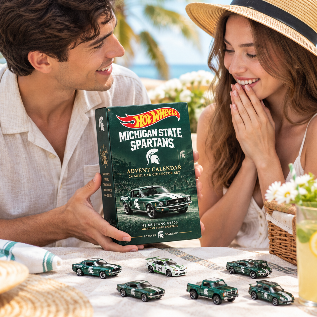 Michigan State Spartans Premium Mini Car Advent Calendar