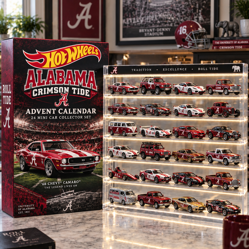 Alabama Crimson Tide Premium Mini Car Advent Calendar