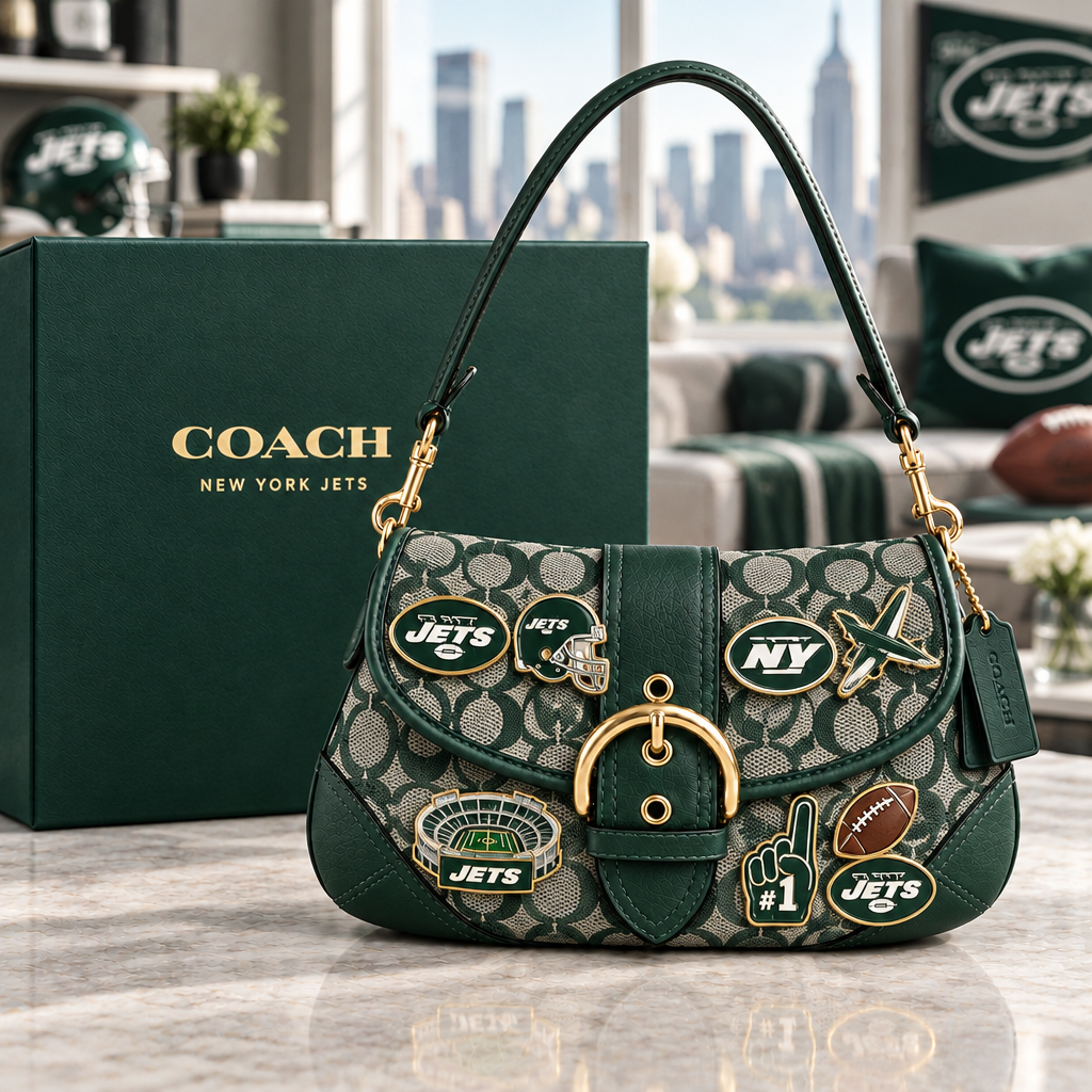 New York Jets Soho Bag With Charm