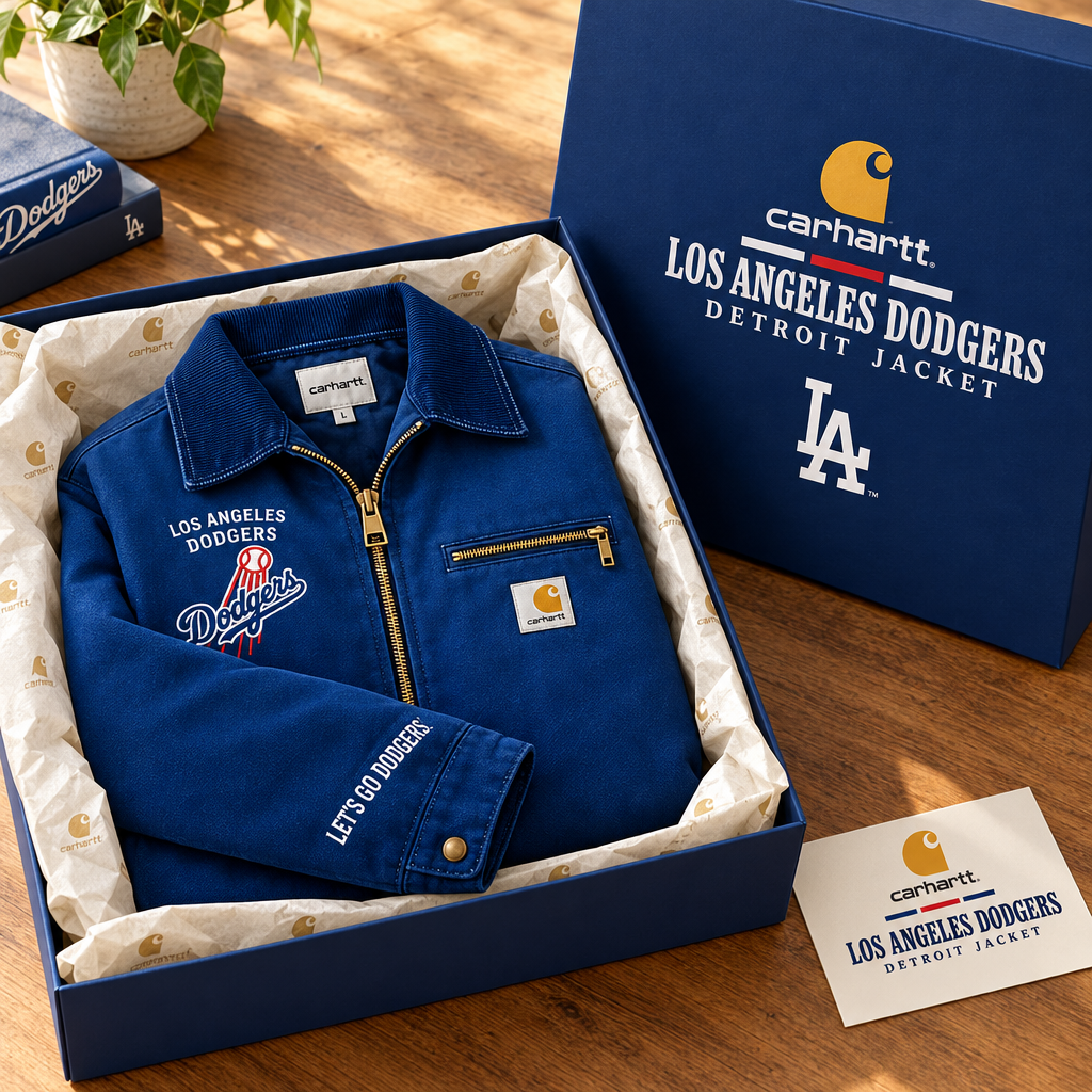 Dodgers Work Jacket Embroidered Detroit Jacket