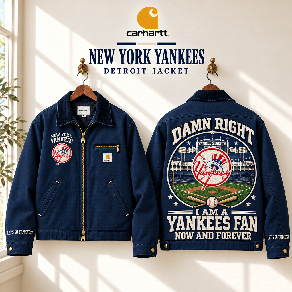 Ny Yankees Embroidered Detroit Jacket