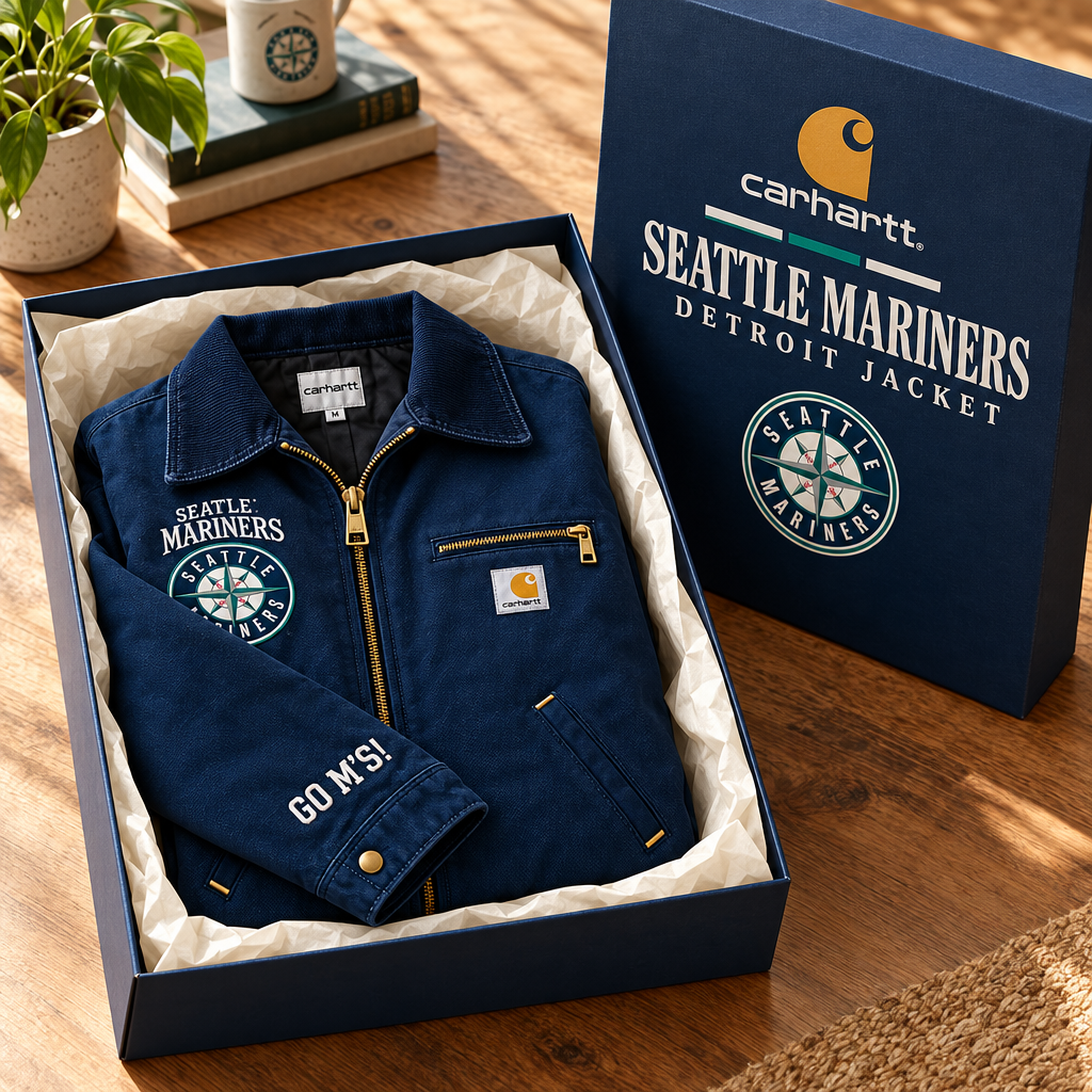 Seattle Mariners Embroidered Detroit Jacket