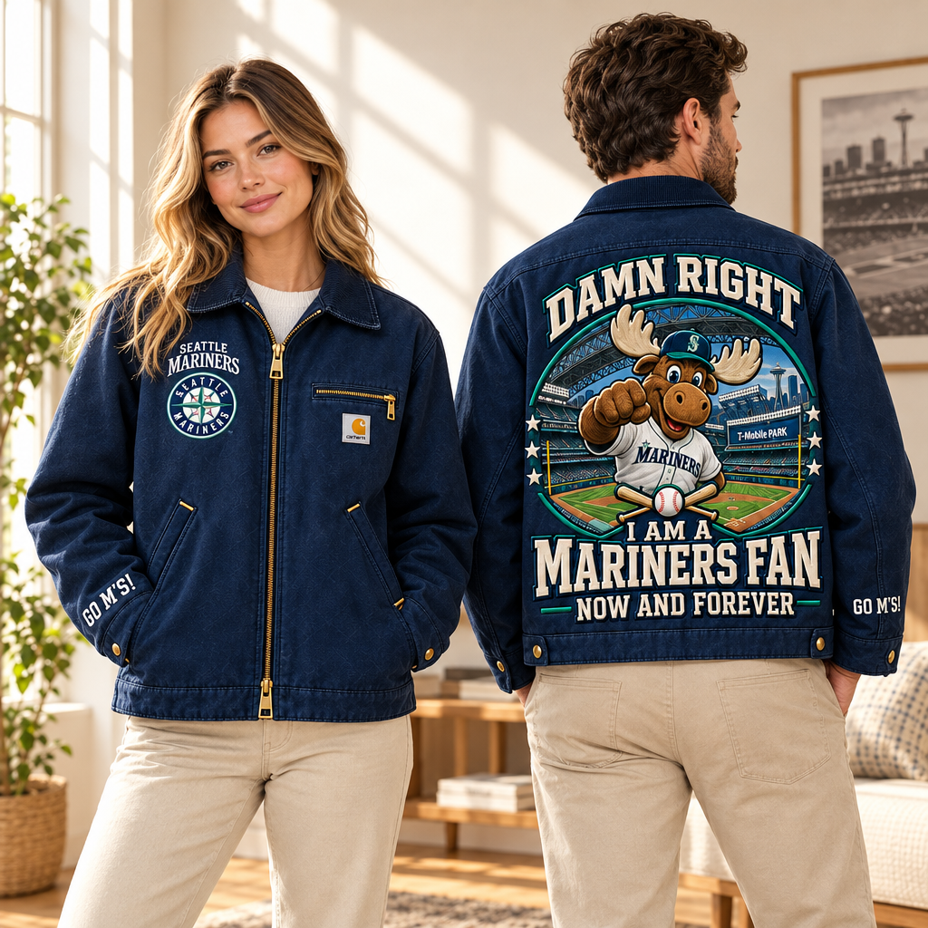 Seattle Mariners Embroidered Detroit Jacket
