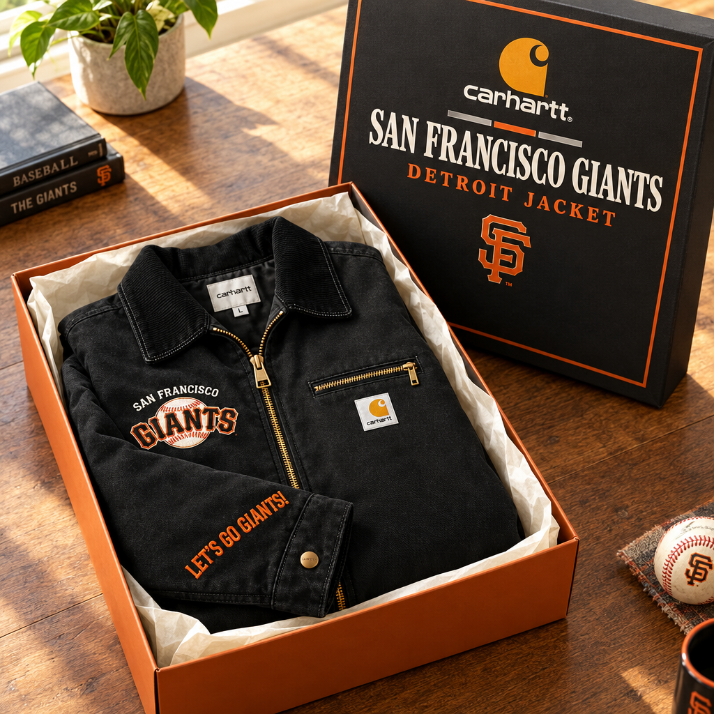 Giants Merch Embroidered Detroit Jacket