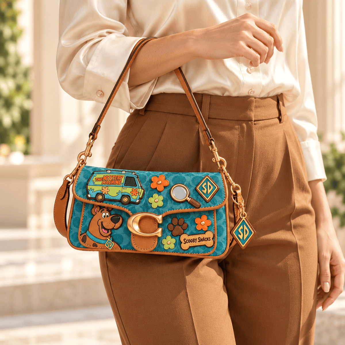 Premium SCBD Coach Shoulder Cross With Charm NPL