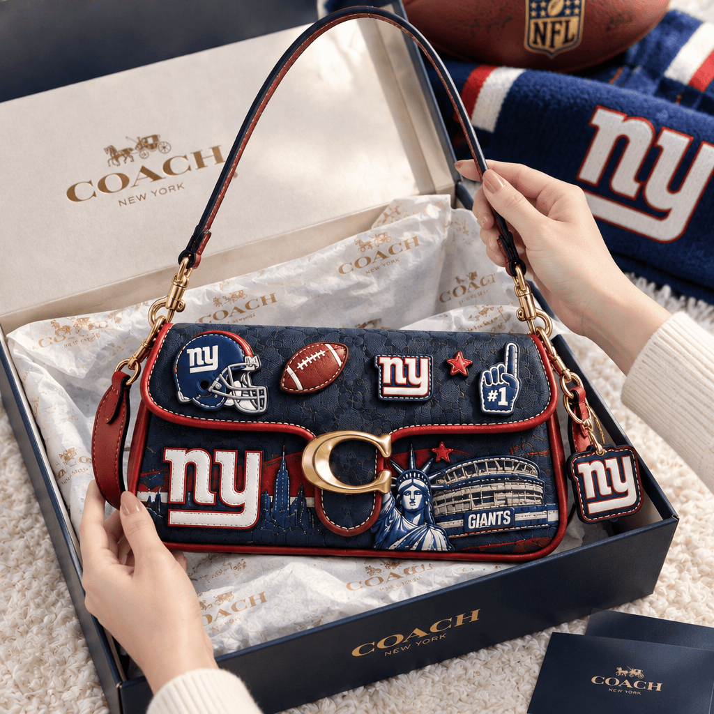 Premium NYG Coach Shoulder Cross With Charm LNTH
