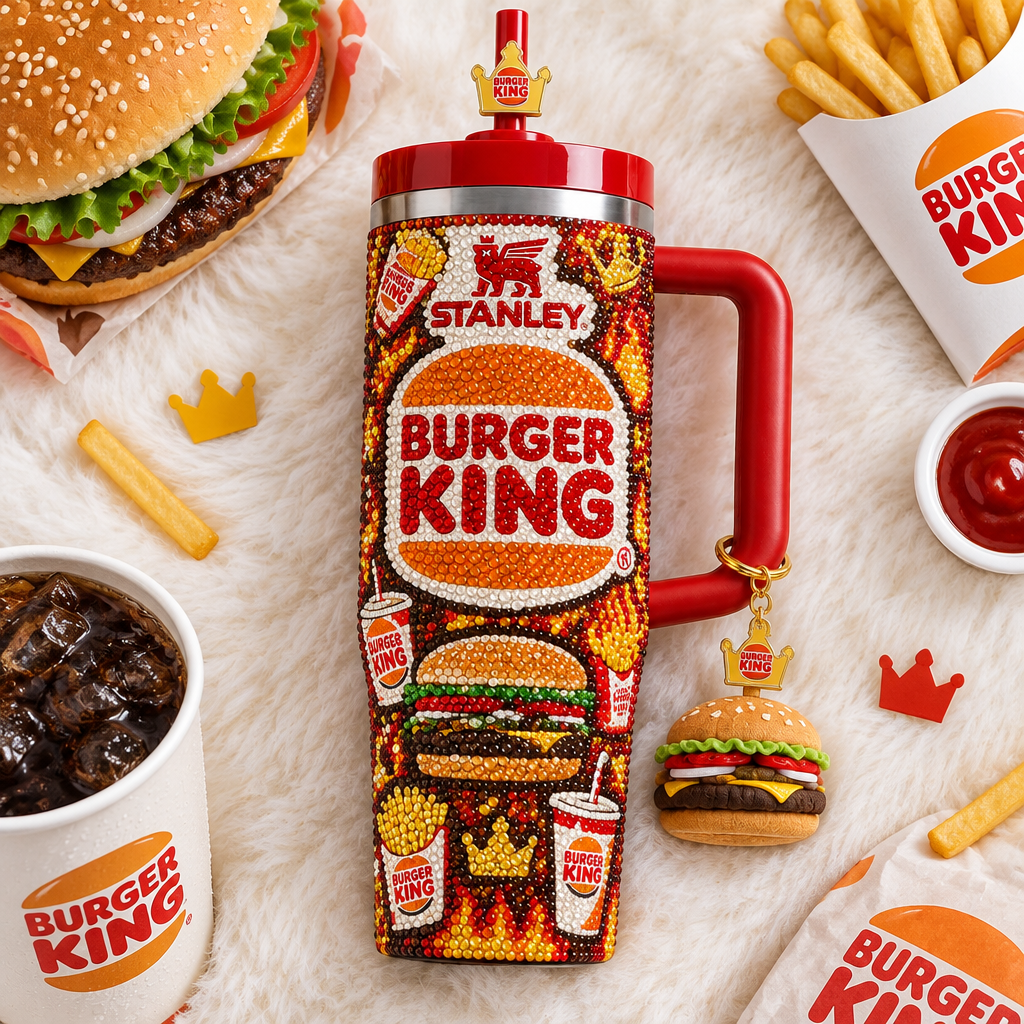 Burger King 40oz Tumbler With Handle TTNL
