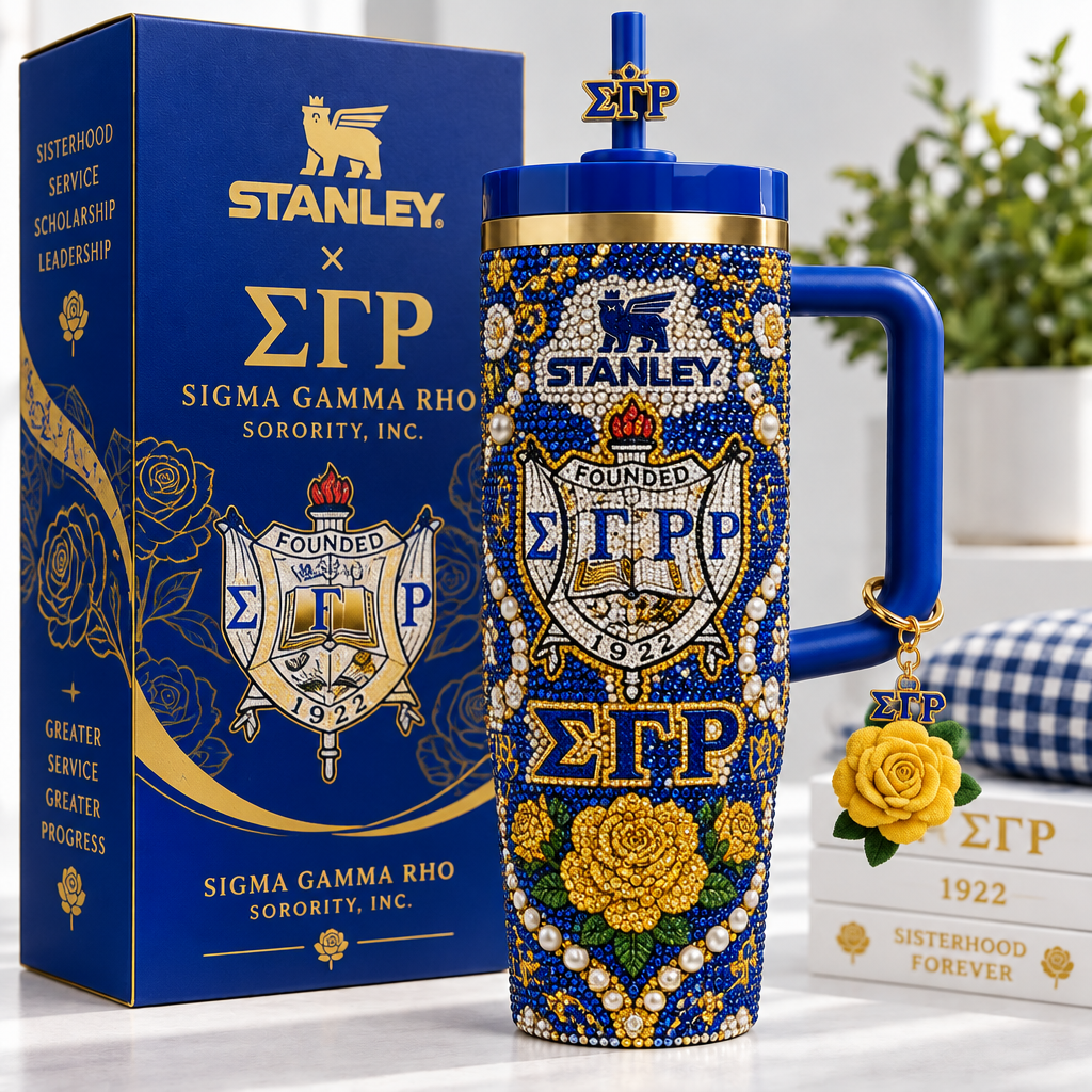 Sigma Gamma Rho 40oz Tumbler With Handle TTNL